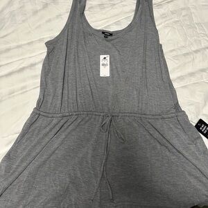 Express Heather Gray Romper